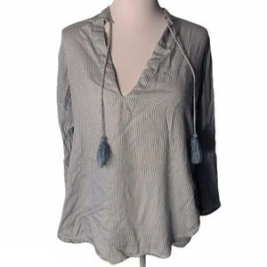 Rip Curl Womens VNeck Tassel Songbird Top size M